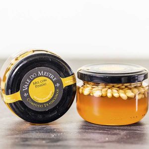 horta da roda compota mel com pinhao